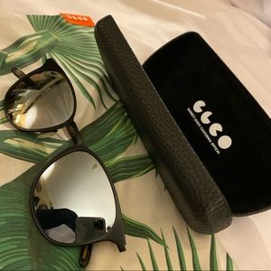 Garrett Leight Polarized Reflective Sunglasses